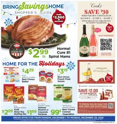 Ad Preview of Homeland Bring Savings Home Shopper's Guide from 12/01/2025 | Page: 1