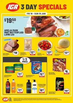 Preview of catalogue Weekend Specials WA from shop IGA valid 16/01/2026