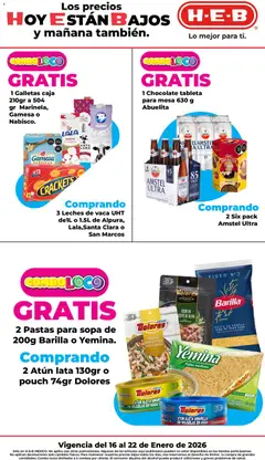 Vista previa las ofertas de la tienda H-E-B - Folleto desde el 16/01/2026 