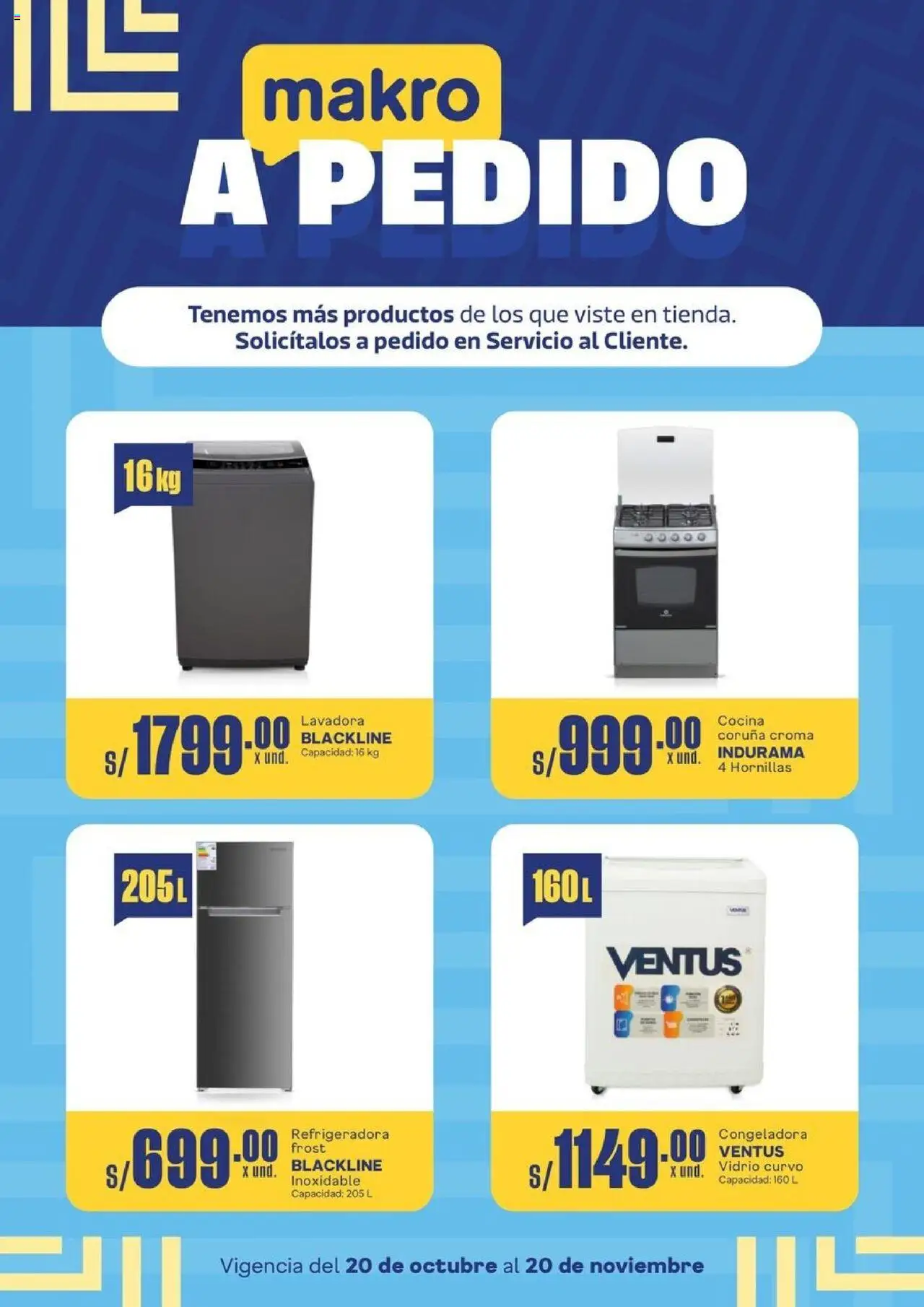 Vista previa de Volante A Pedido #3 de la tienda Makro válido desde 20/10/2025