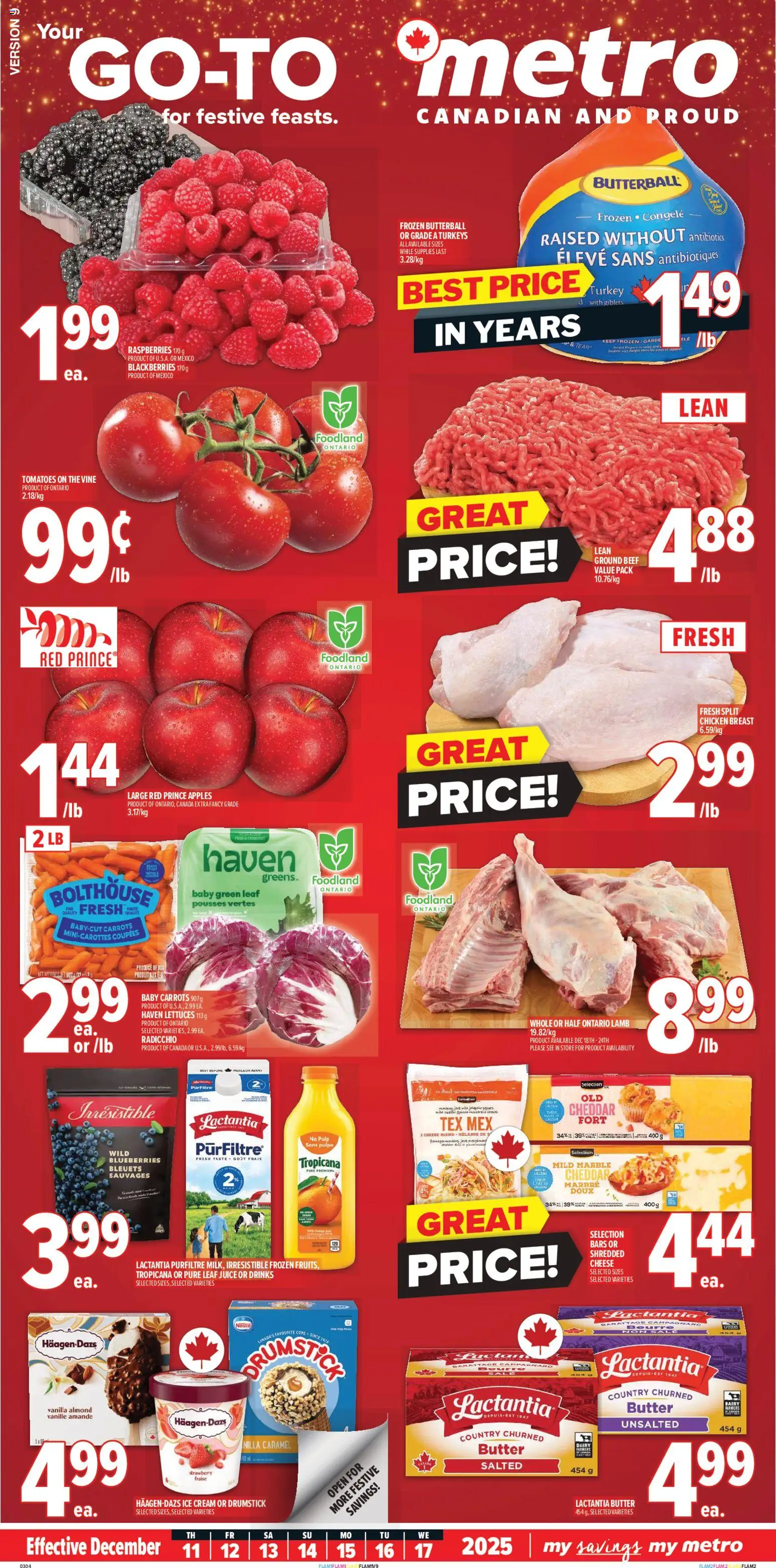 Preview of leaflet Repentigny from shop Metro is valid from Dec 11, 2025