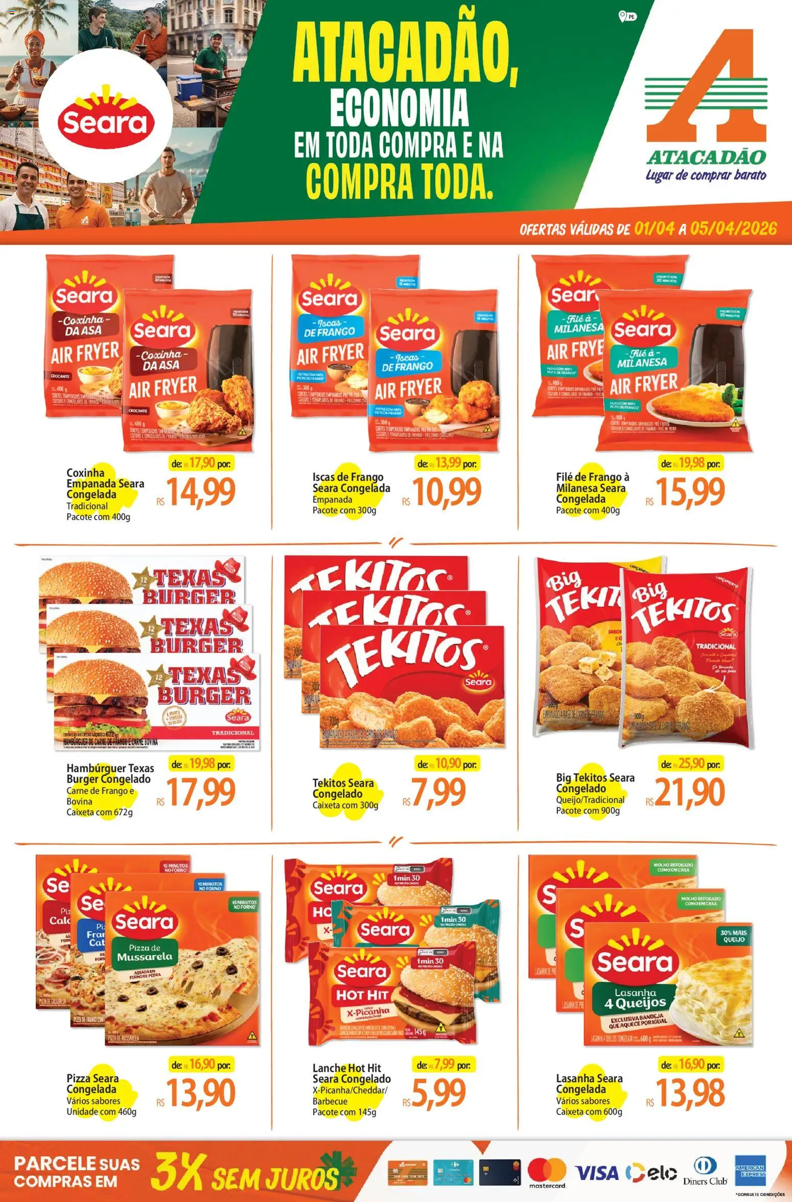 Pré-Visualização do folheto "Atacadão ofertas - PE" da loja Atacadão válido a partir de 01/04/2026