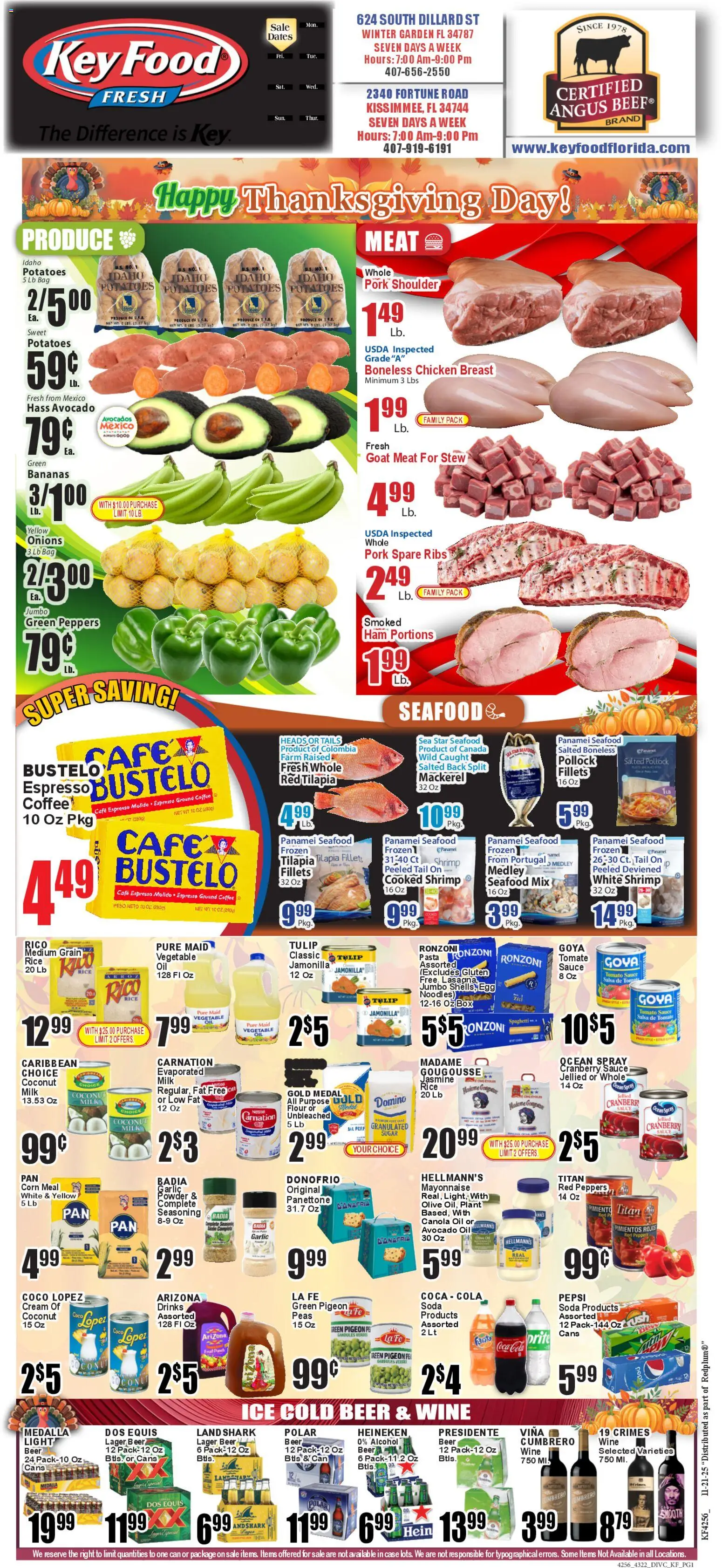 Ad Preview of Key Food Weekly Ad from 11/21/2025