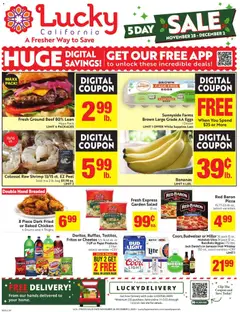 Ad Preview of Lucky Supermarkets Weekly Ad from 11/28/2025 | Page: 1