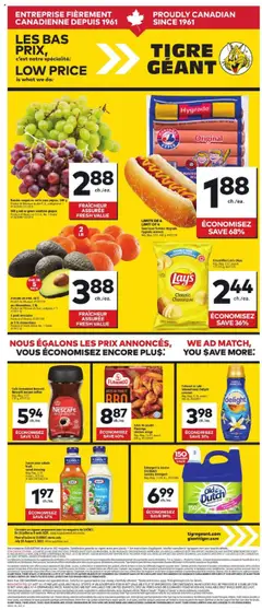 Un aperçu du dépliant Weekly flyer / circulaire du magasin Giant Tiger est valide à partir 30 juill. 2025