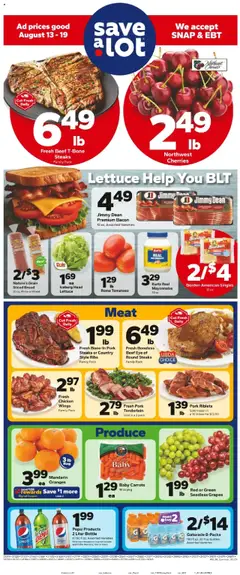 Ad Preview of Save a Lot Weekly Ad from 08/13/2025