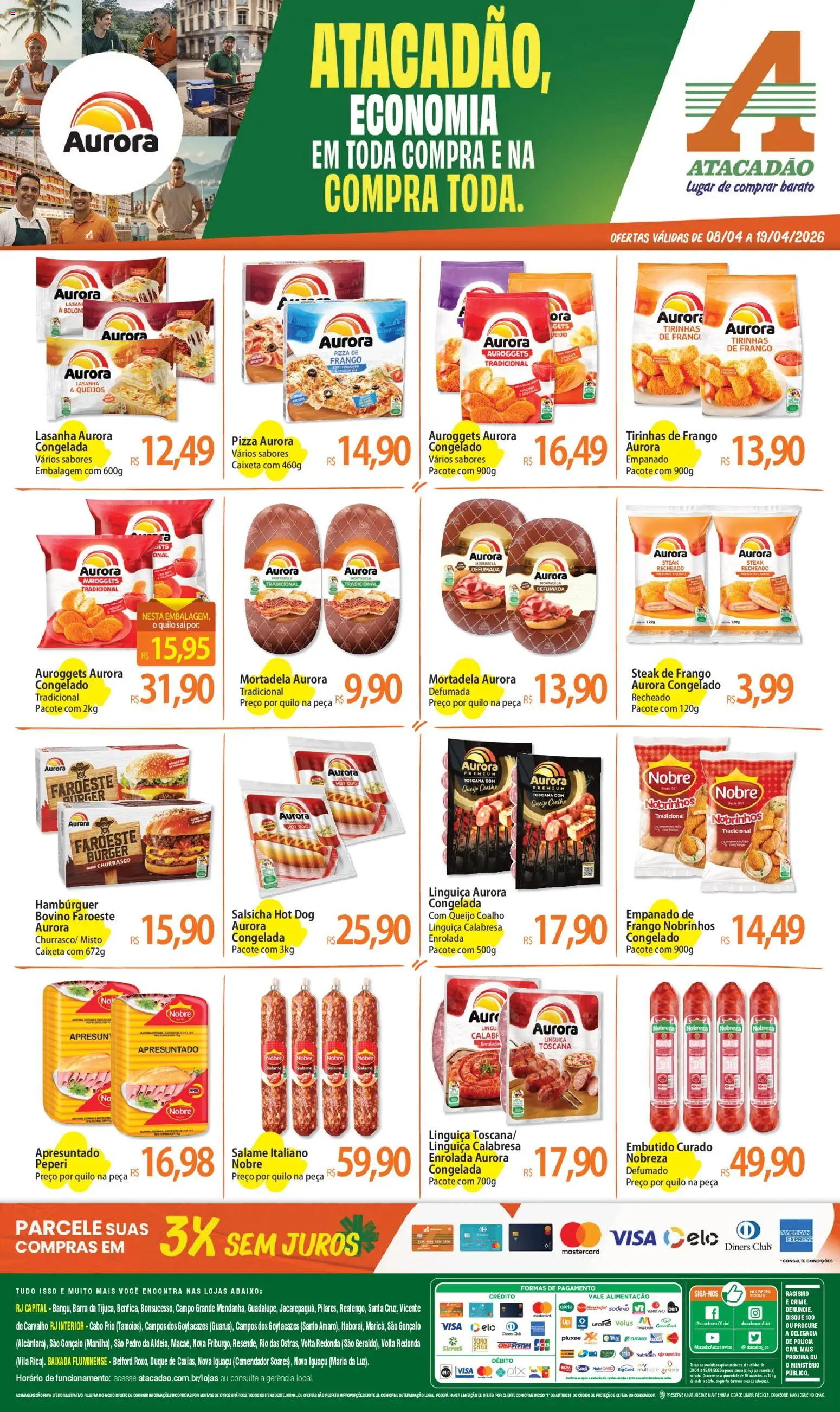 Pré-Visualização do folheto "Atacadão ofertas - RJ" da loja Atacadão válido a partir de 08/04/2026