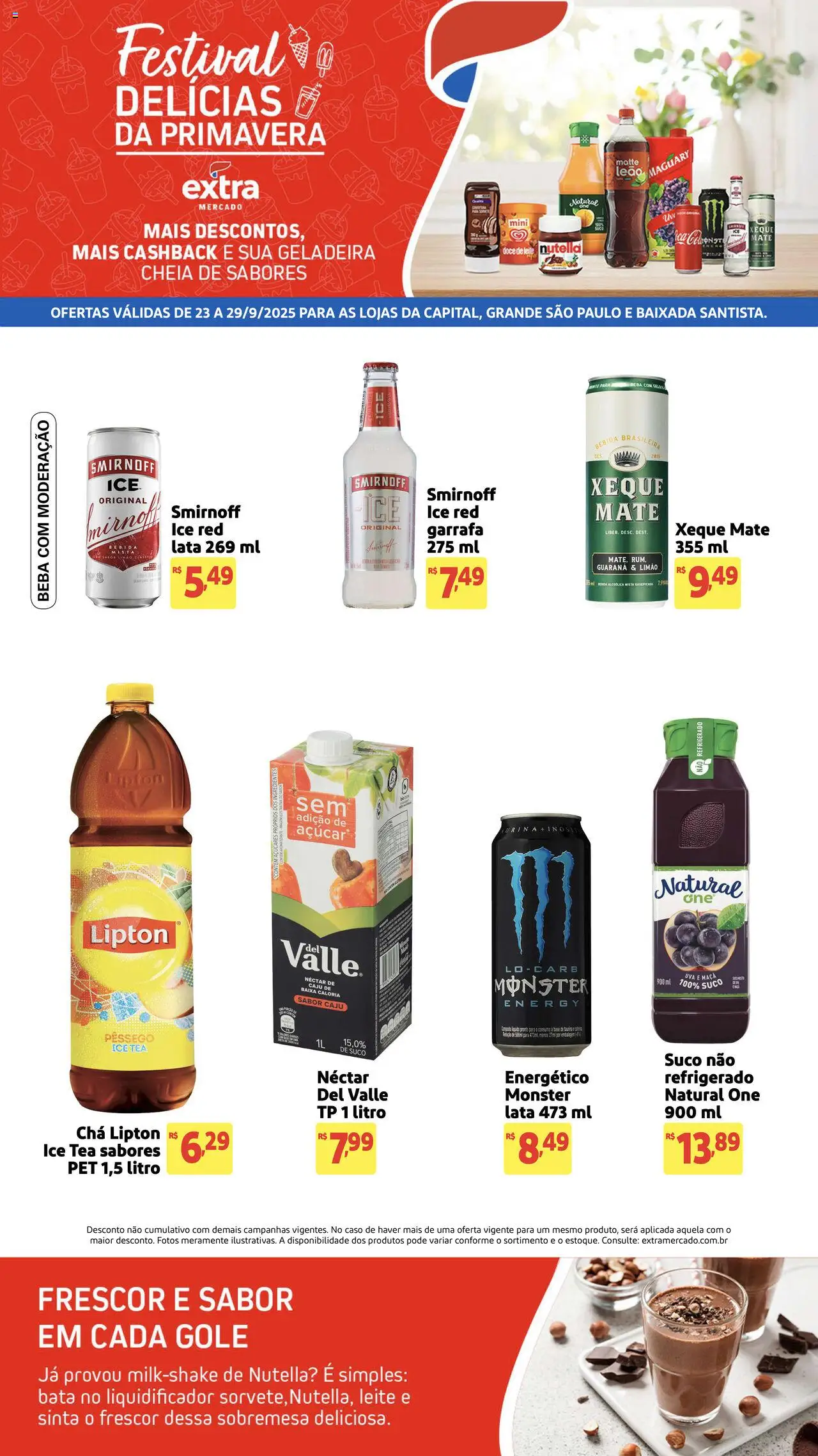 Extra folheto "Ofertas Refrescante" válido a partir de 23/09/2025 - número de página 1