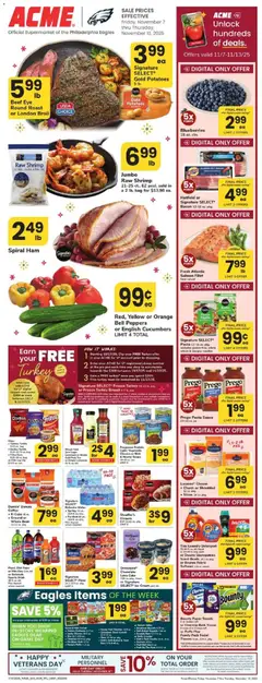 Ad Preview of Acme Weekly Ad - NJ from 11/07/2025