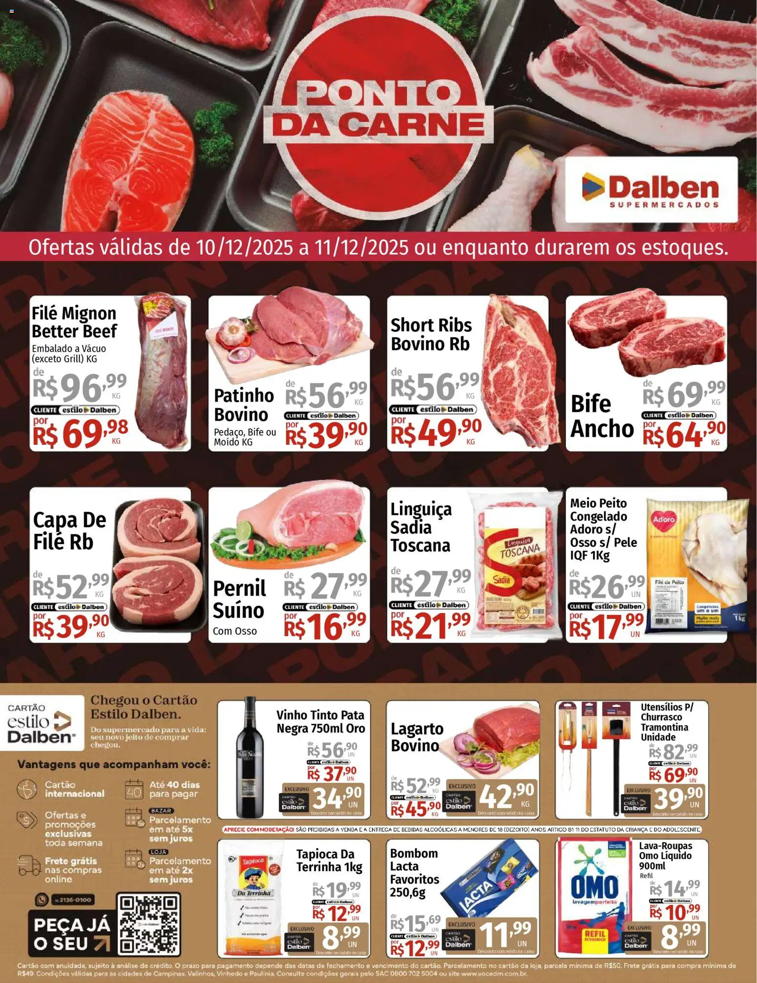 Pré-Visualização do folheto "Ofertas da semana" da loja Supermercado Dalben válido a partir de 10/12/2025