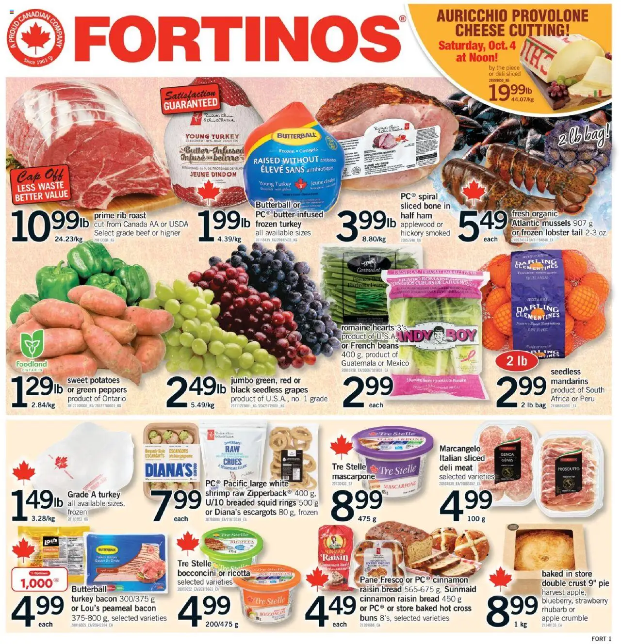 Fortinos flyer valid from Oct 02, 2025 - page number 1