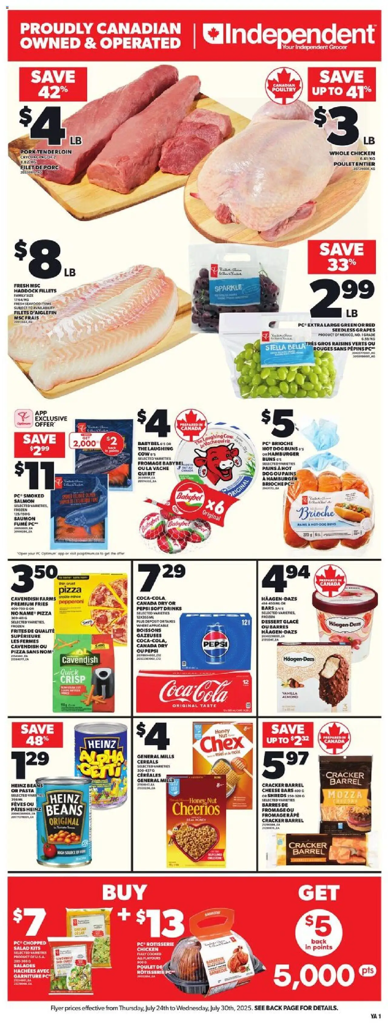 Independent Grocer flyer valid from Jul 24, 2025 - page number 1