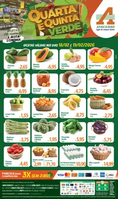 Pré-Visualização do folheto "Ofertas - PR" da loja Atacadão válido a partir de 18/02/2026