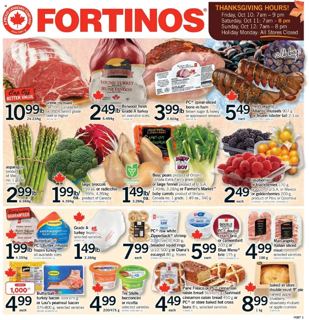 Fortinos flyer valid from Oct 09, 2025 - page number 1