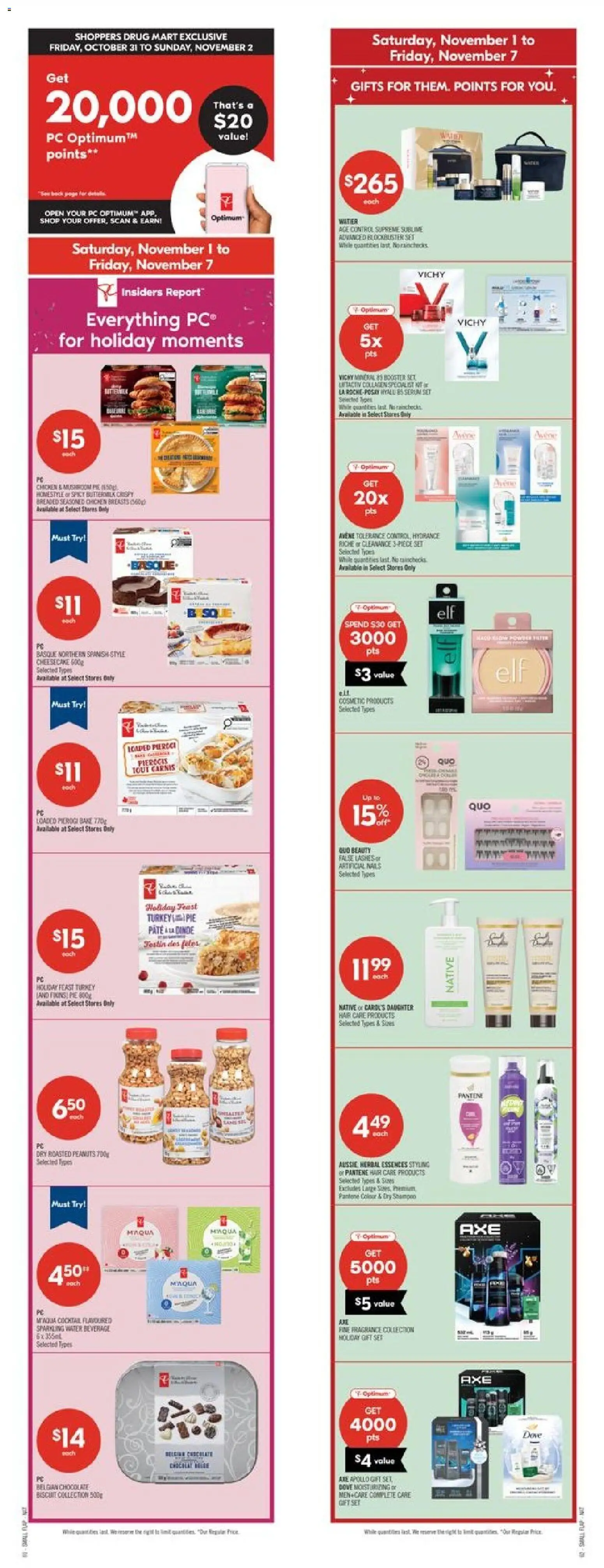 Preview of leaflet Weekly flyer / circulaire from shop Shoppers is valid from Nov 01, 2025