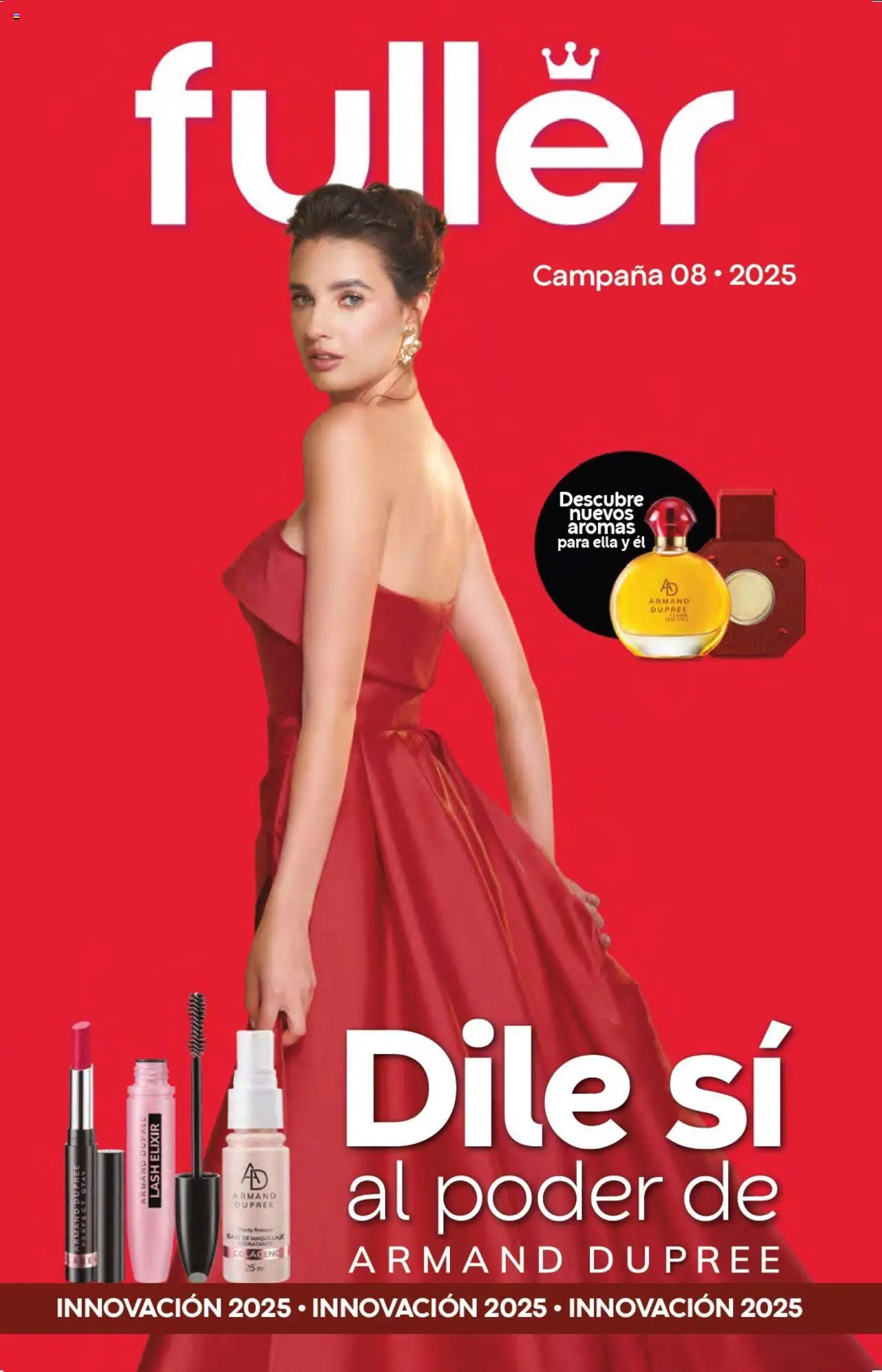 Campaña 8 2025 Fuller y sus promociones válidas desde el 23/07/2025 - Número de página 1 - Perfume, Maquillaje, Base de maquillaje, Campana, Máscara