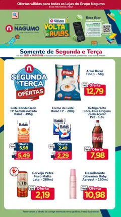 Pré-Visualização do folheto "Ofertas Segunda e Terça" da loja Nagumo válido a partir de 26/01/2026