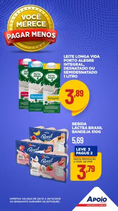 Pré-Visualização do folheto "Ofertas da semana" da loja Apoio Mineiro válido a partir de 20/10/2025