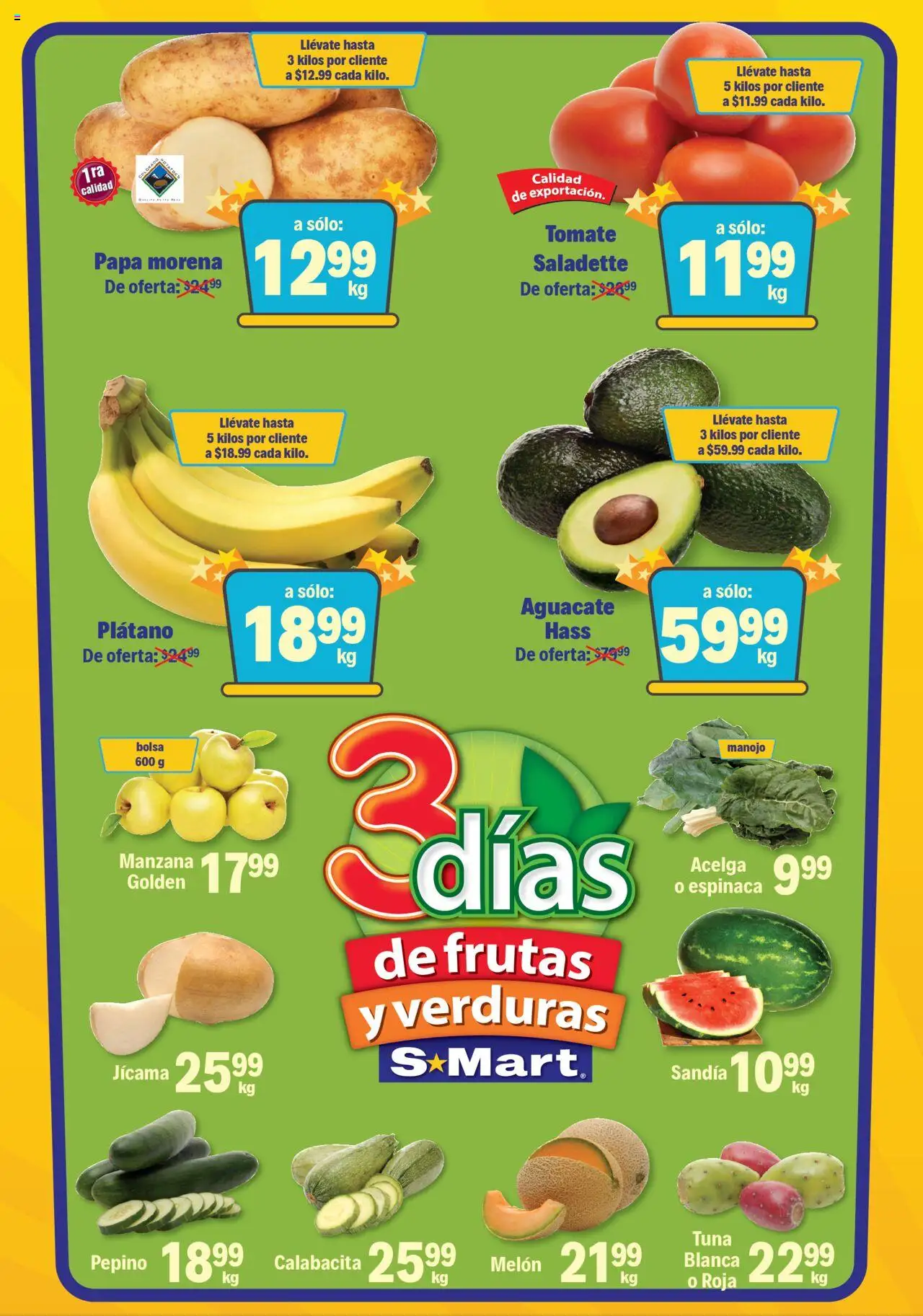 Folleto - Matamoros S-Mart y sus promociones válidas desde el 30/09/2025 - Número de página 1