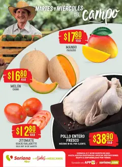 Vista previa las ofertas de la tienda Soriana - Folleto desde el 19/08/2025 