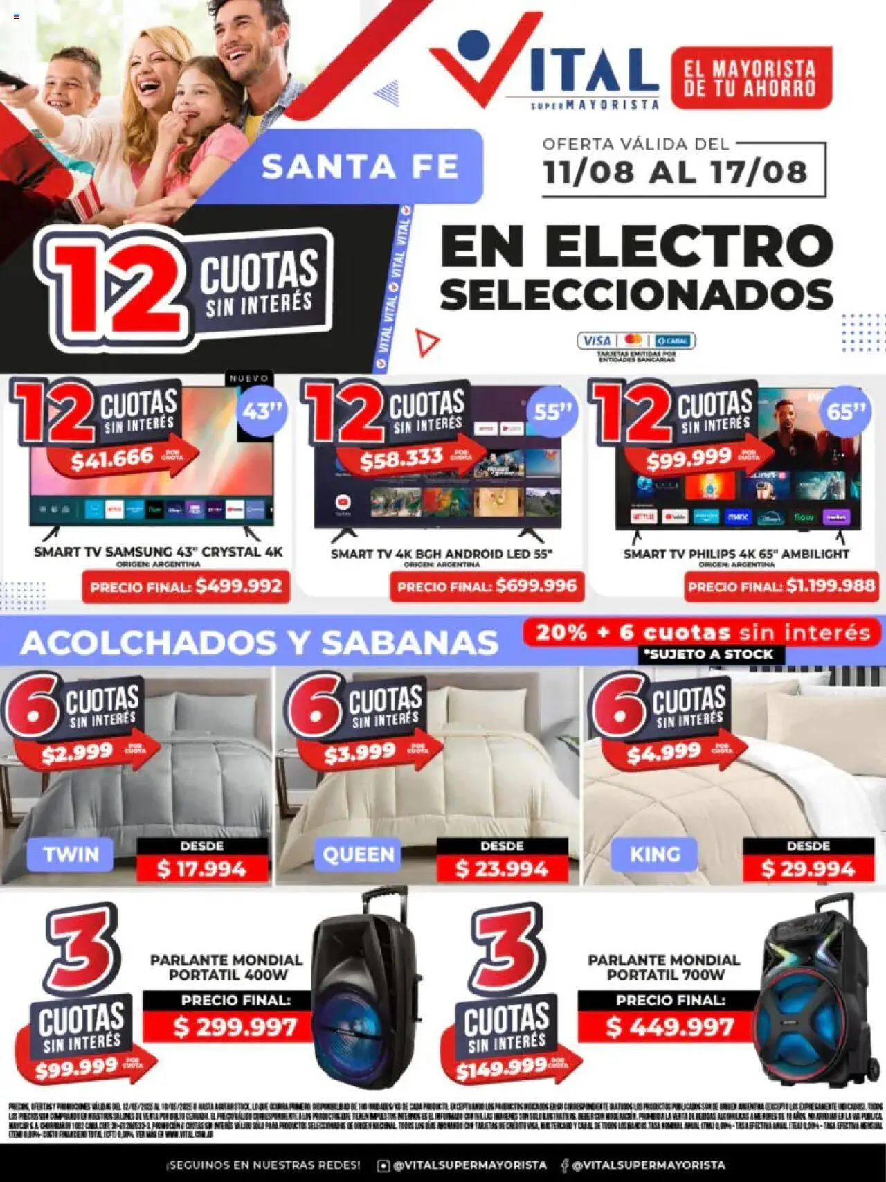 Vital Ofertas nonfood - Santa Fe del 10/08/2025 >> Catálogo