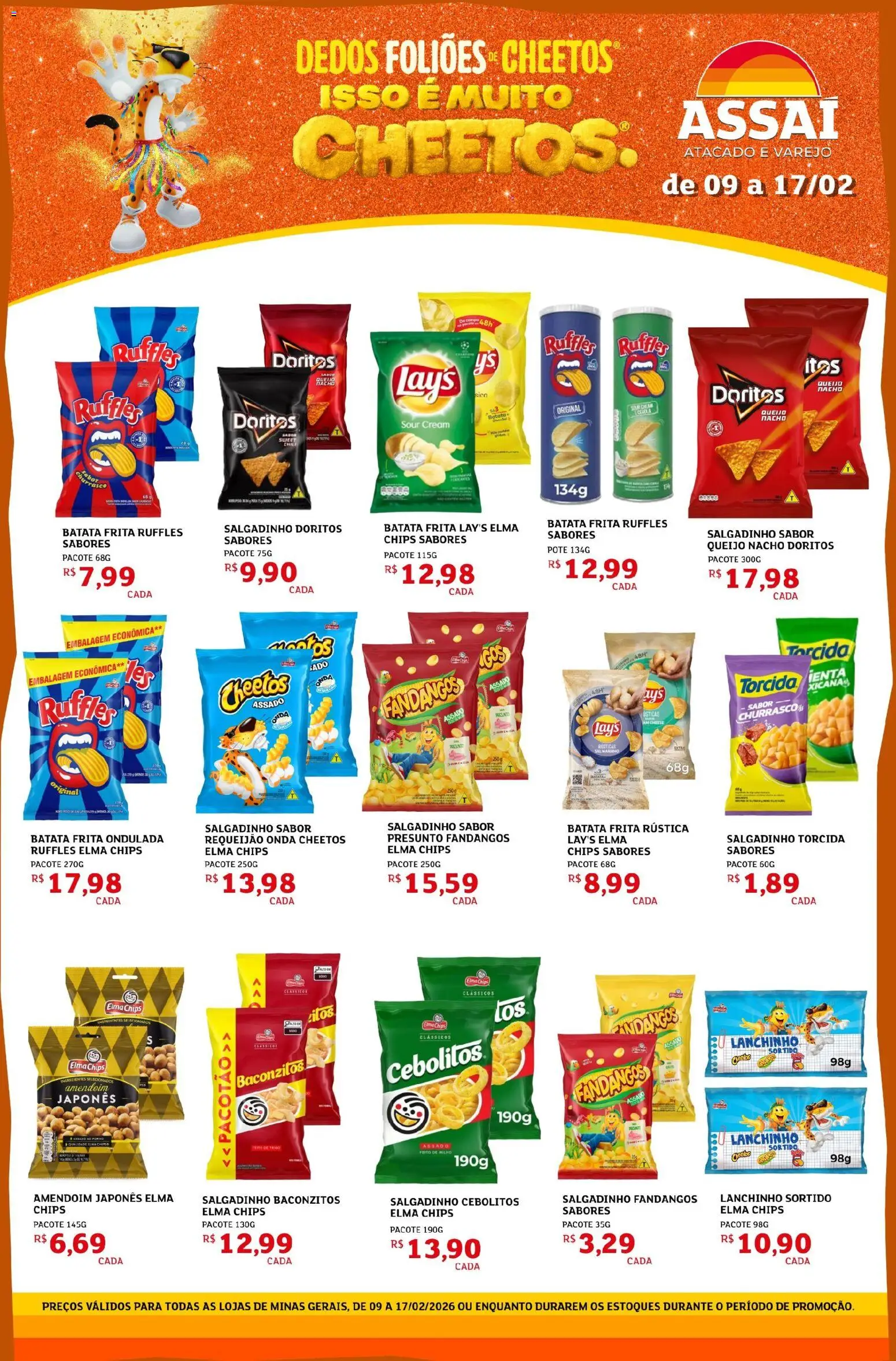 Pré-Visualização do folheto "Encarte - MG" da loja Assaí Atacadista válido a partir de 09/02/2026