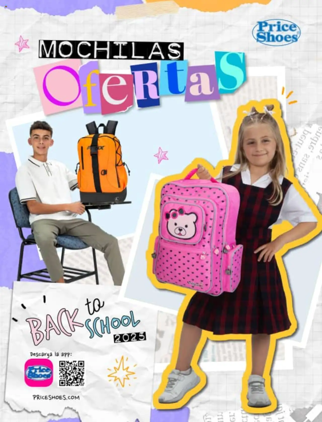 Catálogo Mochilas Ofertas Price Shoes y sus promociones válidas desde el 16/07/2025 - Número de página 1