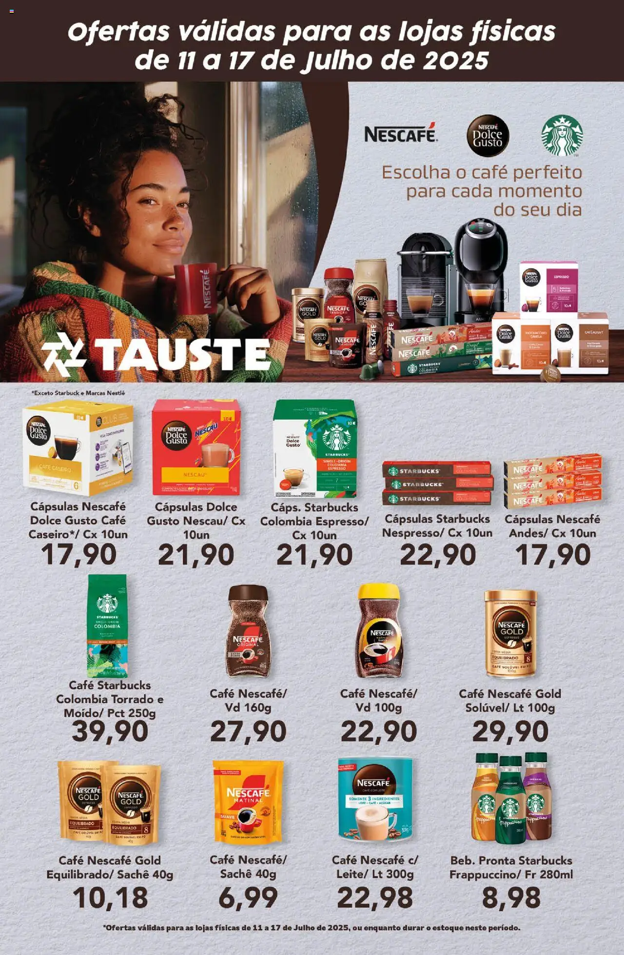 Tauste folheto "Ofertas Especial Nestlé" válido a partir de 11/07/2025 - número de página 1