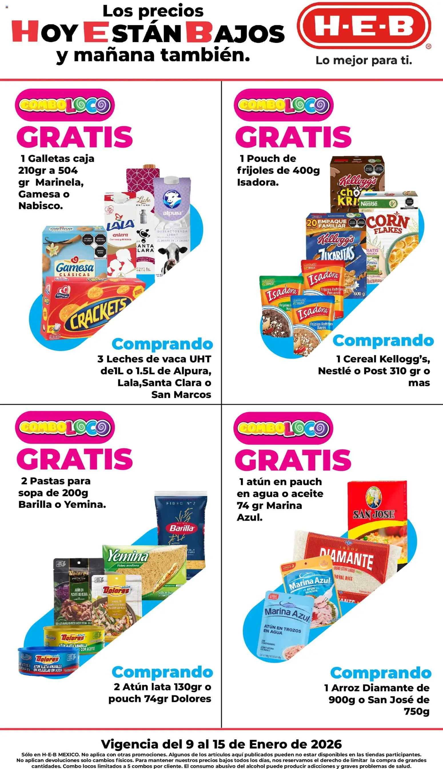 Vista previa las ofertas de la tienda H-E-B - Folleto desde el 09/01/2026 
