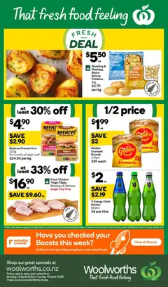 Preview of catalogue Woolworths catalogue from shop Woolworths valid 13 Apr 2026