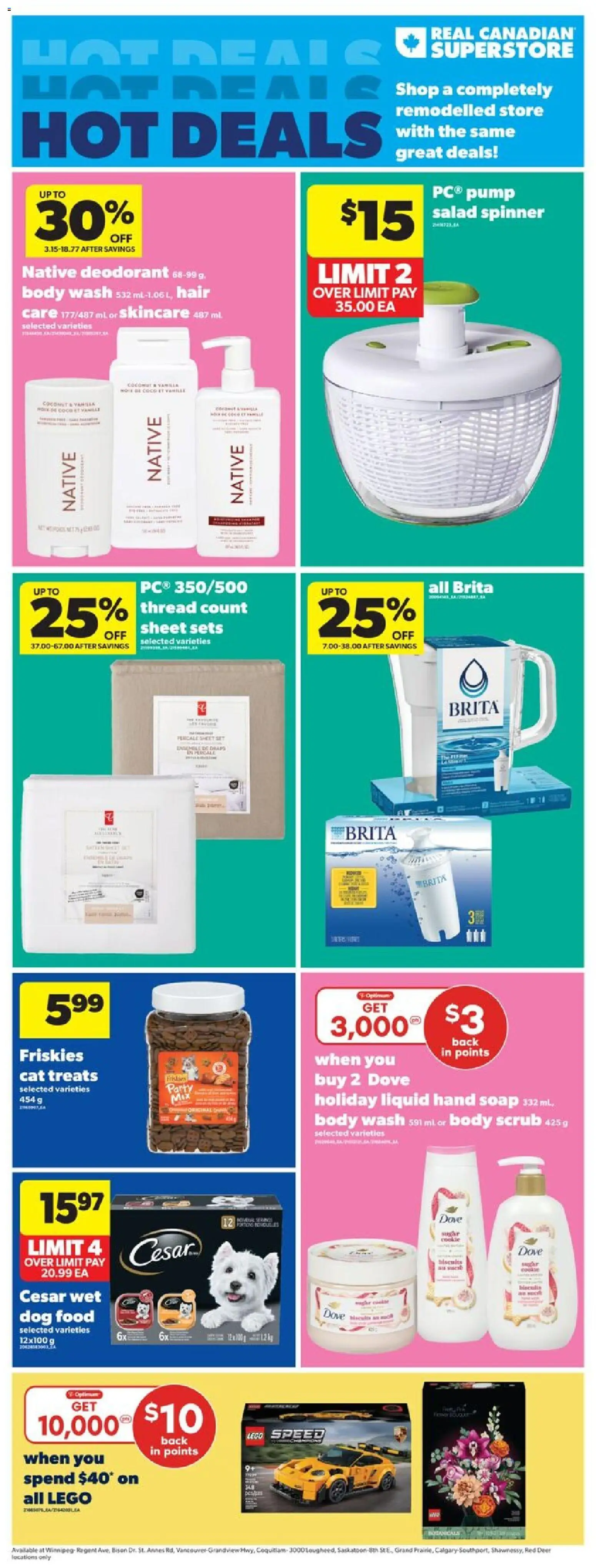 Real Canadian Superstore flyer valid from Oct 23, 2025 - page number 1