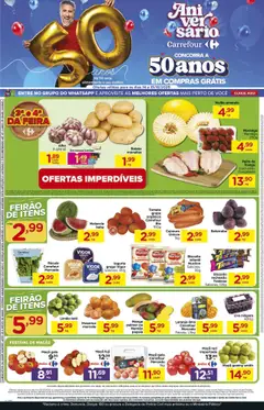 Pré-Visualização do folheto "Ofertas Feira" da loja Carrefour válido a partir de 14/10/2025