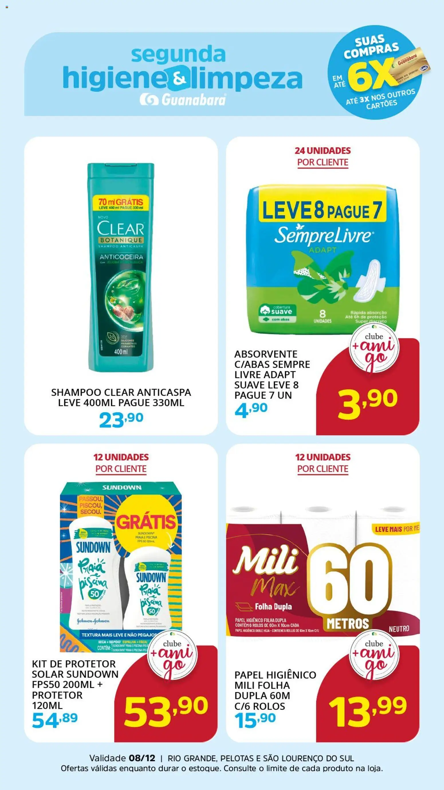 Pré-Visualização do folheto "Ofertas da semana" da loja Supermercado Guanabara válido a partir de 08/12/2025