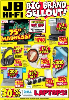 Preview of catalogue Big Brand Sellout from shop JB Hi-Fi valid 15/01/2026