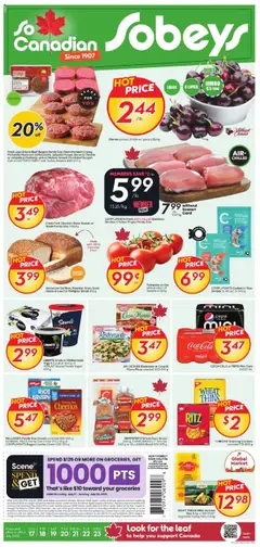 Preview of leaflet Weekly flyer / circulaire from shop Sobeys is valid from Jul 17, 2025
