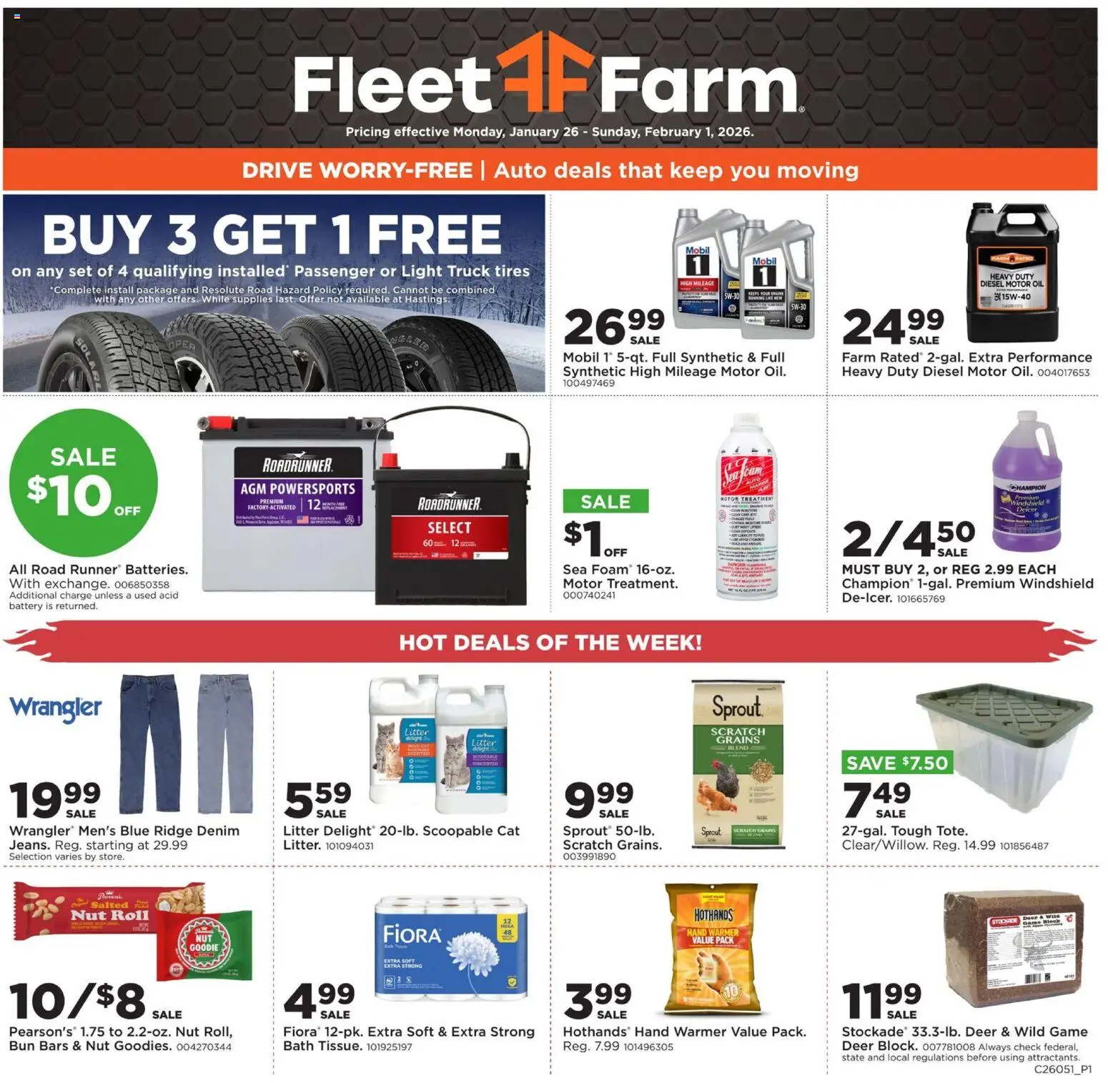 Ad Preview of Mills Fleet Farm Weekly Ad from 01/26/2026
