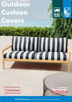 Preview of catalogue Cushion house Brochure from shop Bunnings Warehouse valid 28/11/2024