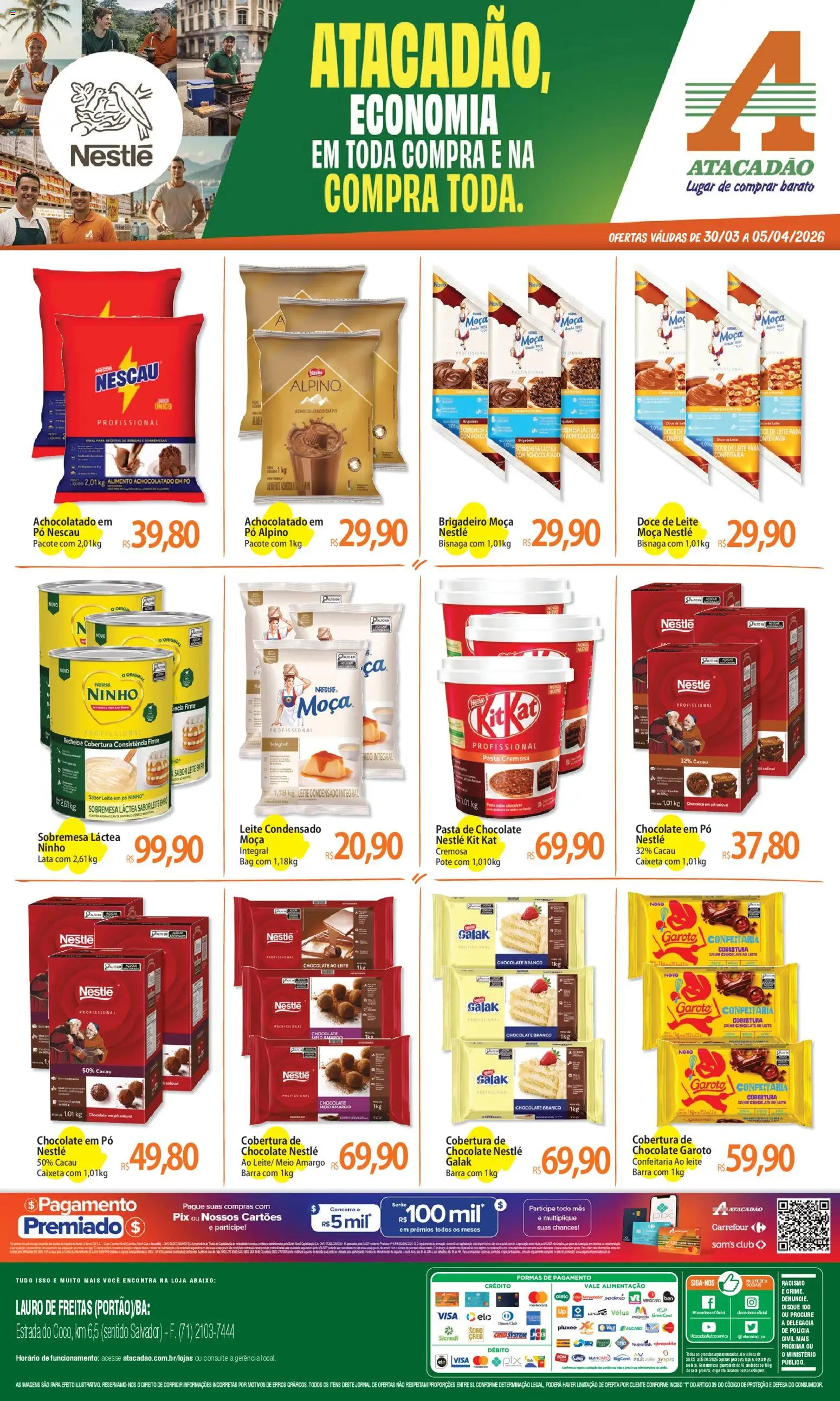 Pré-Visualização do folheto "Atacadão ofertas - BA" da loja Atacadão válido a partir de 30/03/2026