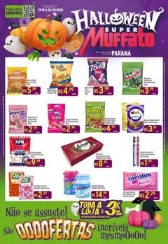 Pré-Visualização do folheto "Ofertas Halloween" da loja Super Muffato válido a partir de 17/10/2025