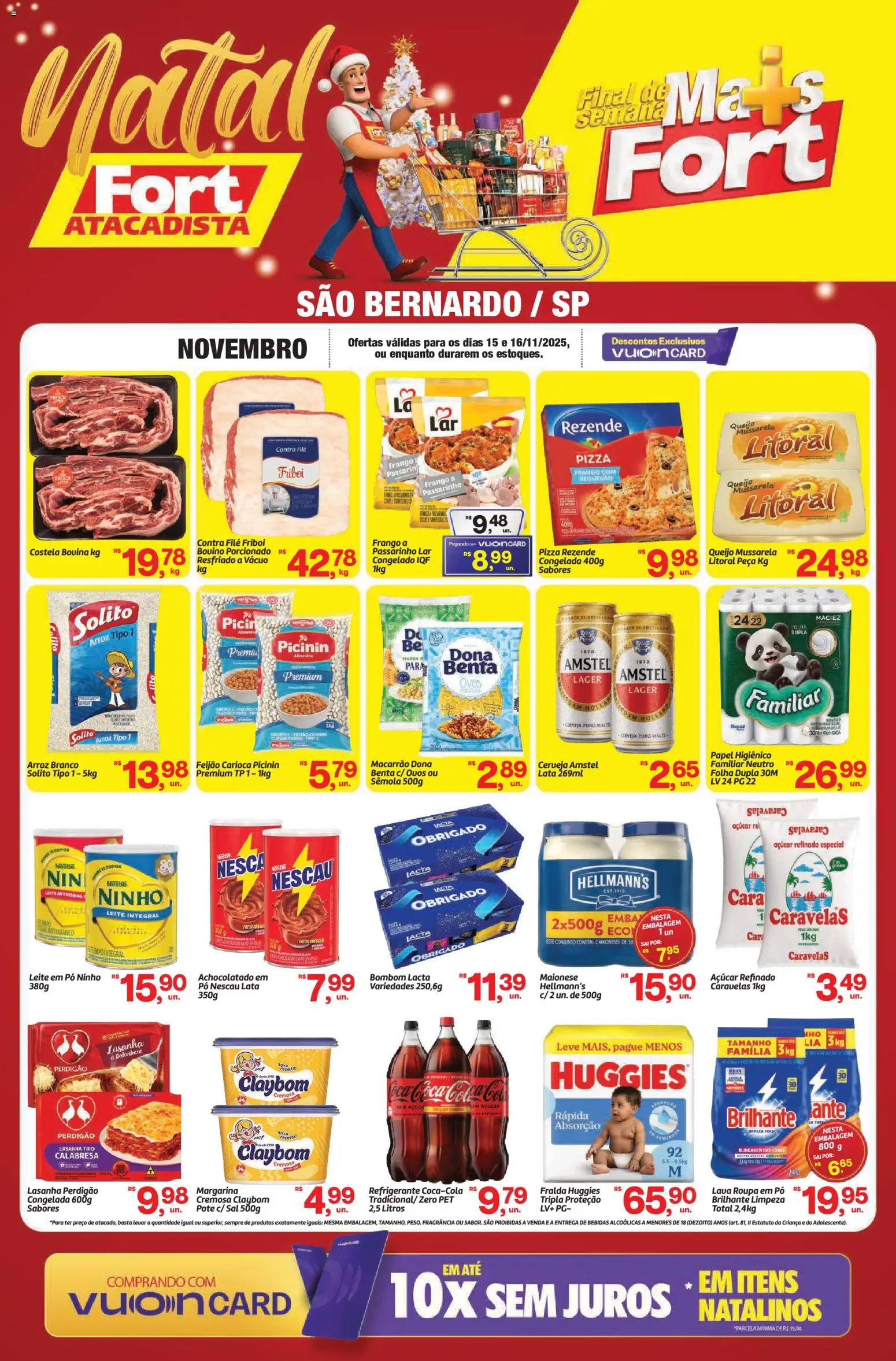 Pré-Visualização do folheto "Ofertas da semana" da loja Fort Atacadista válido a partir de 15/11/2025