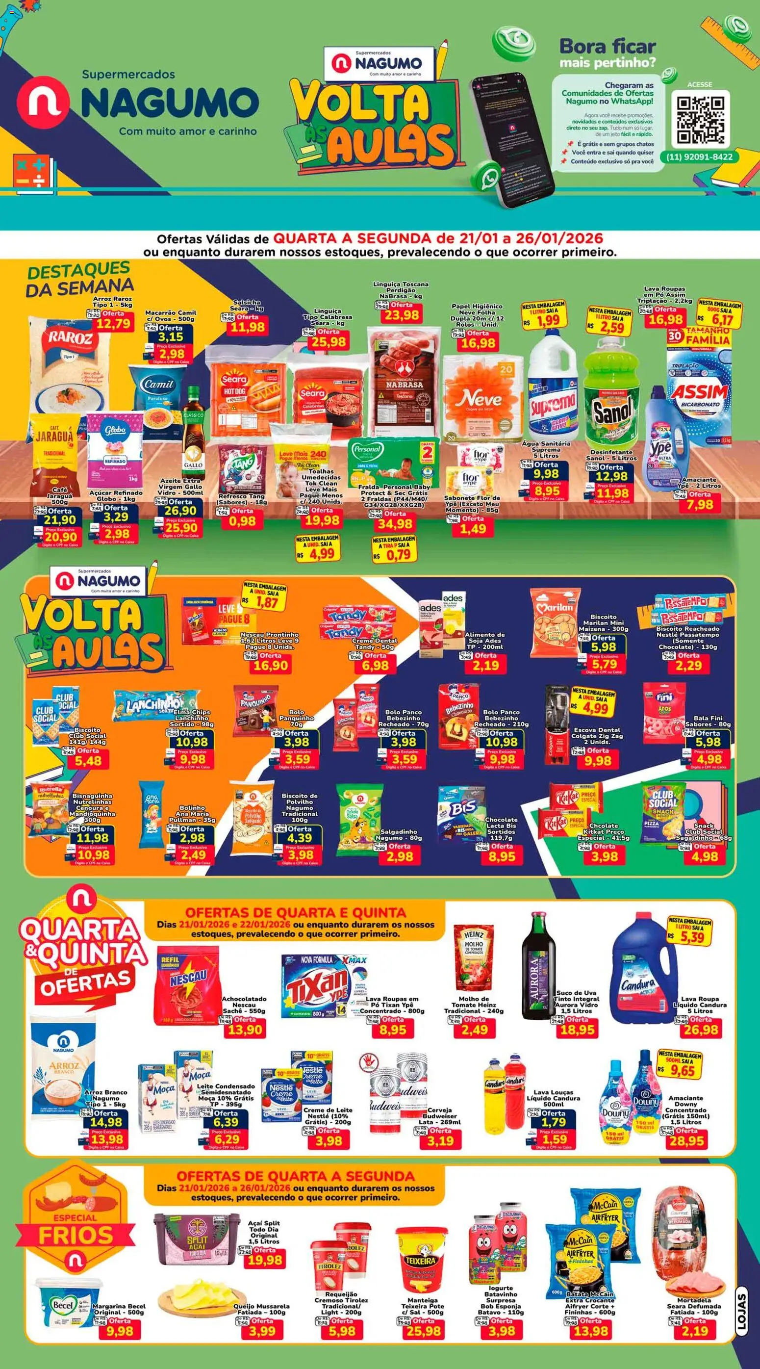 Pré-Visualização do folheto "Ofertas da semana" da loja Nagumo válido a partir de 21/01/2026