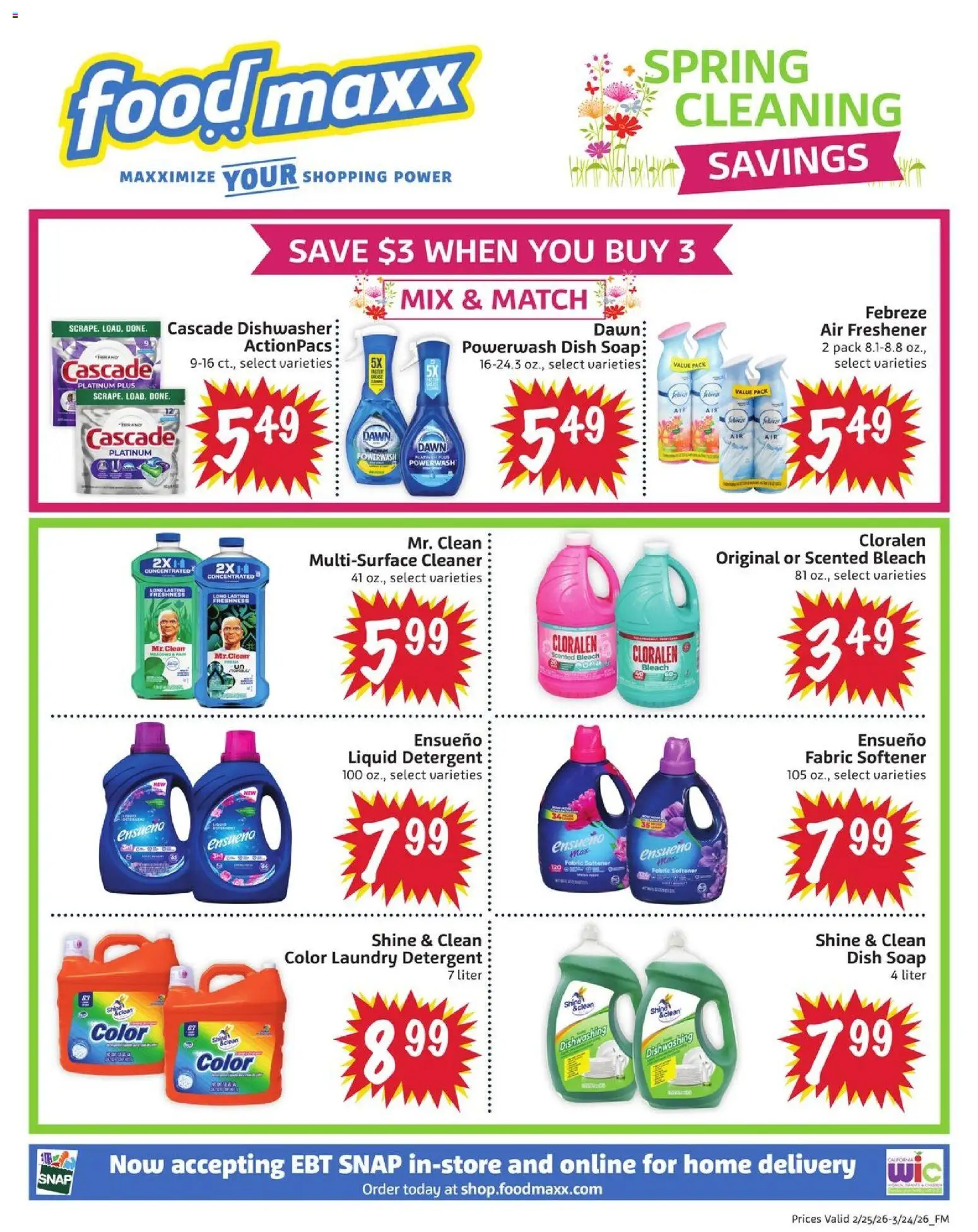 Ad Preview of FoodMaxx Weekly Ad - NV from 02/25/2026
