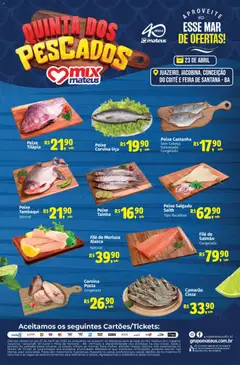 Pré-Visualização do folheto "Mateus ofertas Quinta do Pescado" da loja Mateus válido a partir de 23/04/2026