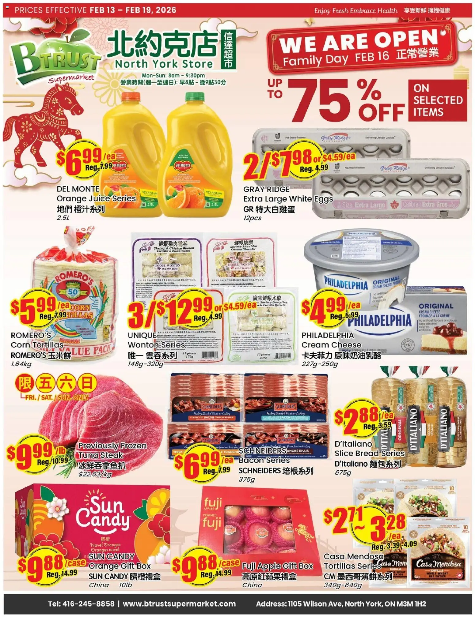 Preview of leaflet Weekly Flyer - Wilson from shop Btrust Supermarket is valid from Feb 13, 2026