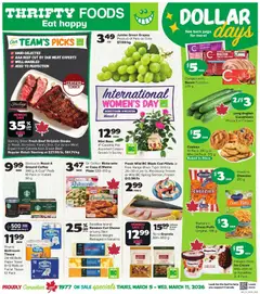 Preview of leaflet Thrifty Foods weekly flyer / circulaire from shop Thrifty Foods is valid from Mar 05, 2026