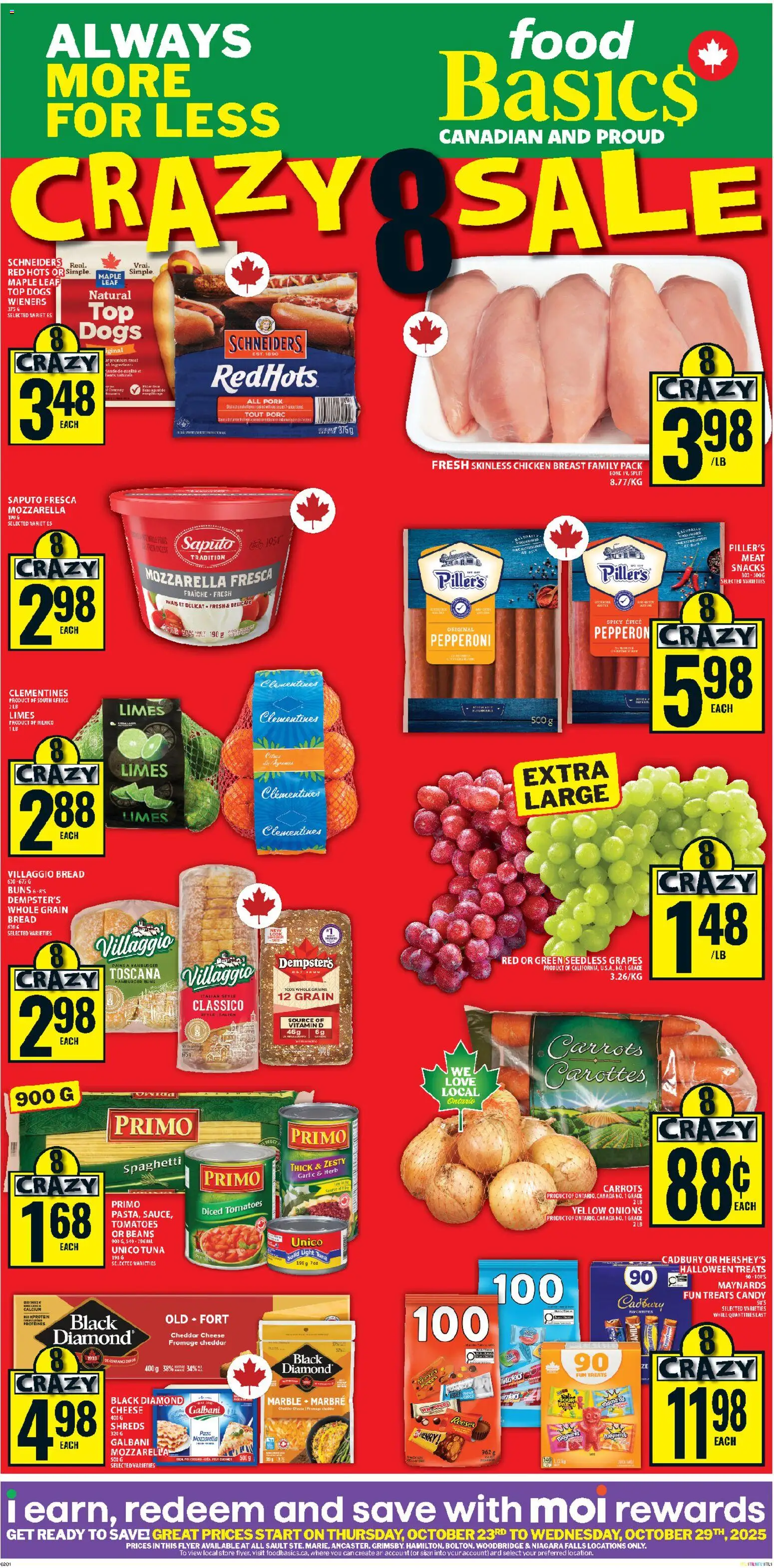 Food Basics flyer valid from Oct 23, 2025 - page number 1