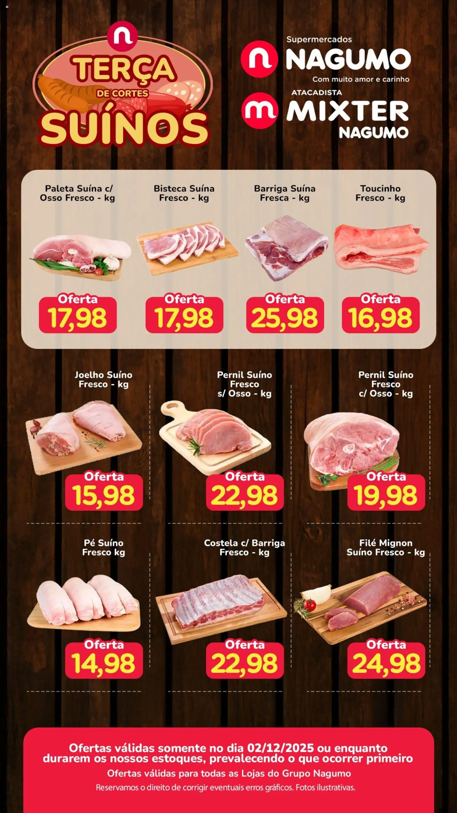 Pré-Visualização do folheto "Ofertas do Dia" da loja Nagumo válido a partir de 02/12/2025