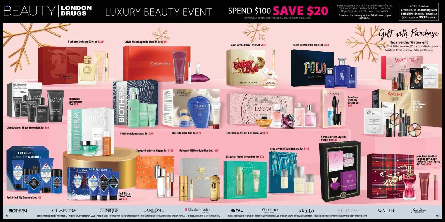 Preview of leaflet Luxury Insert from shop London Drugs is valid from Dec 12, 2025