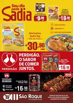 Pré-Visualização do folheto "Ofertas da semana" da loja São Roque Supermercados válido a partir de 01/08/2025