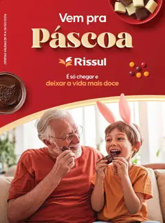Pré-Visualização do folheto "Rissul ofertas Especial Páscoa" da loja Rissul válido a partir de 19/03/2026